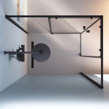 Душевой уголок 118,4х88,4 см Am.Pm X-Joy W94G-403-12090-BT прозрачное