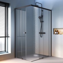 Душевой уголок 118,4х88,4 см Am.Pm X-Joy W94G-403-12090-BT прозрачное