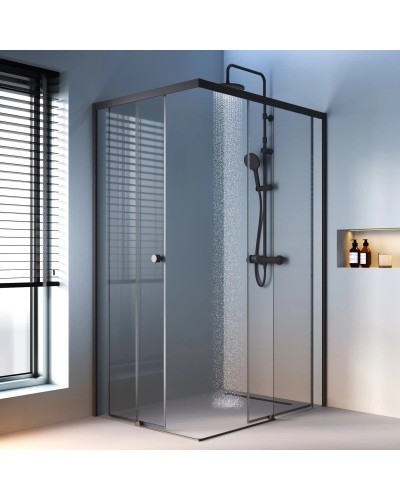 Душевой уголок 118,4х88,4 см Am.Pm X-Joy W94G-403-12090-BT прозрачное