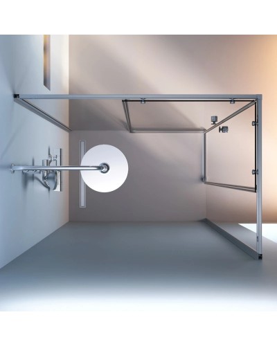 Душевой уголок 118,4х78,4 см Am.Pm X-Joy W94G-403-12080-MT прозрачное