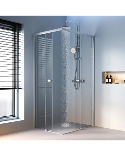 Душевой уголок 98,4х78,4 см Am.Pm X-Joy W94G-403-10080-MT прозрачное