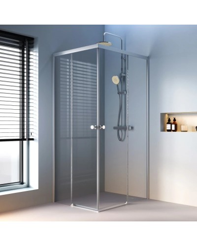 Душевой уголок 98,4х78,4 см Am.Pm X-Joy W94G-403-10080-MT прозрачное