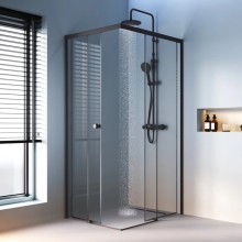 Душевой уголок 98,4х78,4 см Am.Pm X-Joy W94G-403-10080-BT прозрачное