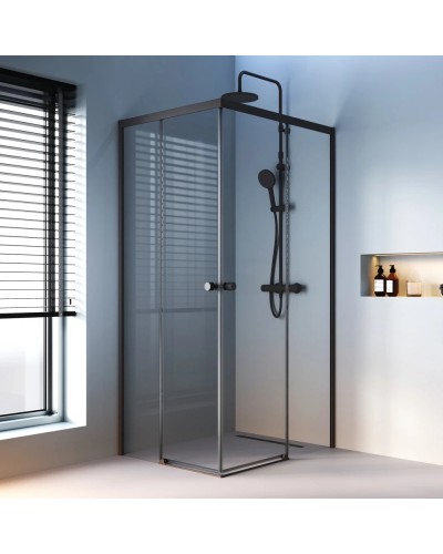 Душевой уголок 98,4х78,4 см Am.Pm X-Joy W94G-403-10080-BT прозрачное
