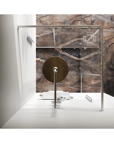Душевой уголок 87,8х87,8 см Am.Pm Func W84G-403-9090-MT прозрачное