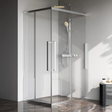 Душевой уголок 117,8х87,8 см Am.Pm Func W84G-403-12090-MT прозрачное