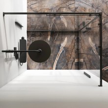 Душевой уголок 117,8х87,8 см Am.Pm Func W84G-403-12090-BT прозрачное