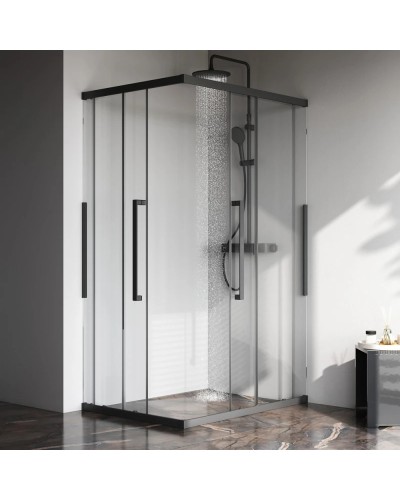 Душевой уголок 117,8х87,8 см Am.Pm Func W84G-403-12090-BT прозрачное