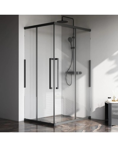 Душевой уголок 117,8х87,8 см Am.Pm Func W84G-403-12090-BT прозрачное