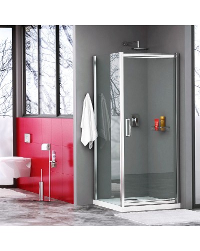 Душевой уголок WasserKRAFT Salm 100x80 27I17 профиль Хром стекло прозрачное