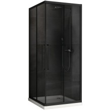 Душевой уголок 90х90 см Abber Schwarzer Diamant AG02090BDTH тонированное