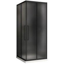 Душевой уголок 90х90 см Abber Schwarzer Diamant AG02090BMH матовое