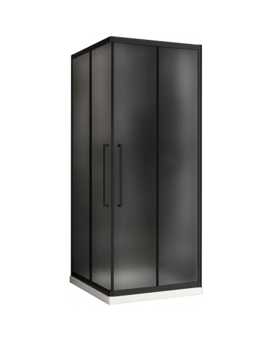 Душевой уголок 90х90 см Abber Schwarzer Diamant AG02090BMH матовое