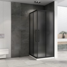 Душевой уголок 90х90 см Abber Schwarzer Diamant AG02090BMH матовое