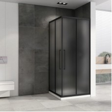 Душевой уголок 90х90 см Abber Schwarzer Diamant AG02090BMH матовое