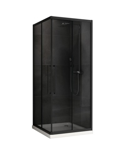 Душевой уголок 100х100 см Abber Schwarzer Diamant AG02100BDTH тонированное