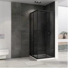 Душевой уголок 100х100 см Abber Schwarzer Diamant AG02100BDTH тонированное