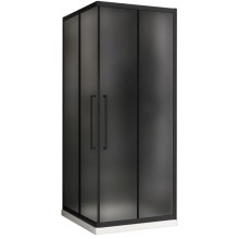 Душевой уголок 100х100 см Abber Schwarzer Diamant AG02100BMH матовое