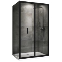 Душевой уголок 120х70 см Abber Sonnenstrand AG07120B-S70B прозрачное