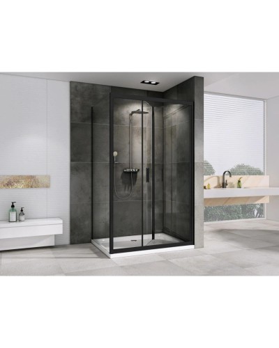 Душевой уголок 120х75 см Abber Sonnenstrand AG07120B-S75B прозрачное