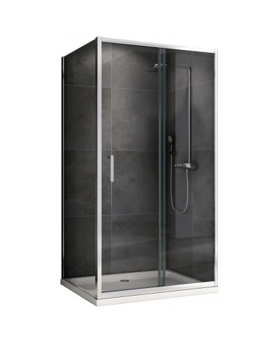 Душевой уголок 100х50 см Abber Schwarzer Diamant AG301005-S505 прозрачное