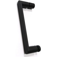 Душевой уголок 100х50 см Abber Schwarzer Diamant AG30100B-S50B прозрачное