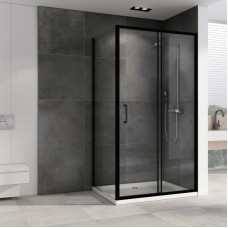 Душевой уголок 100х50 см Abber Schwarzer Diamant AG30100B5-S50B5 прозрачное