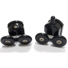 Душевой уголок 100х60 см Abber Schwarzer Diamant AG30100BH-S60B-S60B прозрачное