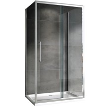 Душевой уголок 100х50 см Abber Schwarzer Diamant AG30100H-S50-S50 прозрачное