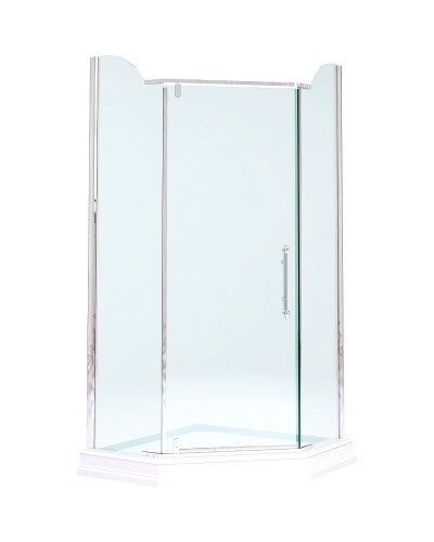 Душевой уголок Migliore Diadema Penta 100x100 24173 профиль Хром стекло прозрачное