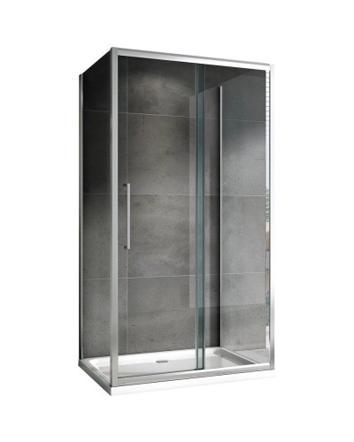 Душевой уголок 100х60 см Abber Schwarzer Diamant AG30100H-S60-S60 прозрачное