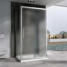 Душевой уголок 100х60 см Abber Schwarzer Diamant AG30100MH-S60M-S60M матовое