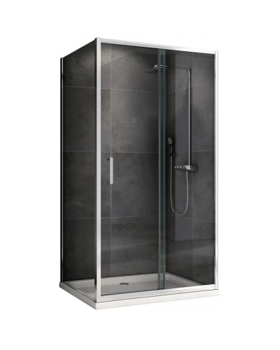 Душевой уголок 110х50 см Abber Schwarzer Diamant AG301105-S505 прозрачное