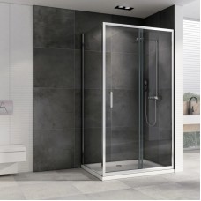 Душевой уголок 110х50 см Abber Schwarzer Diamant AG301105-S505 прозрачное