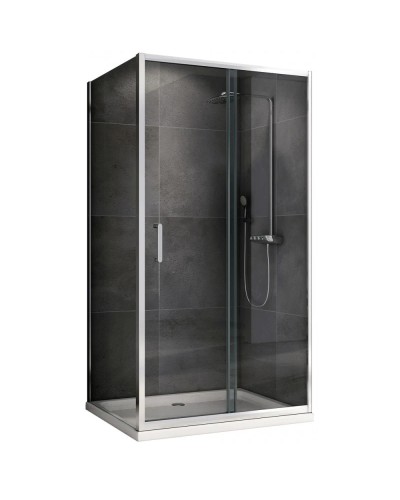 Душевой уголок 110х60 см Abber Schwarzer Diamant AG301105-S605 прозрачное