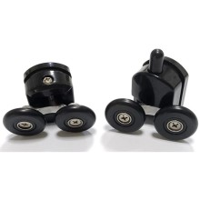 Душевой уголок 110х50 см Abber Schwarzer Diamant AG30110BH-S50B-S50B прозрачное