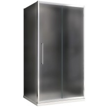 Душевой уголок 110х60 см Abber Schwarzer Diamant AG30110MH-S60M матовое