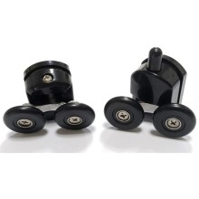 Душевой уголок 120х50 см Abber Schwarzer Diamant AG30120B-S50B-S50B прозрачное