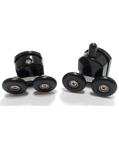 Душевой уголок 120х50 см Abber Schwarzer Diamant AG30120B-S50B-S50B прозрачное