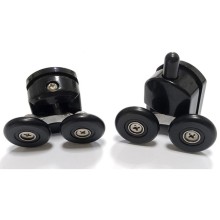 Душевой уголок 120х60 см Abber Schwarzer Diamant AG30120B-S60B-S60B прозрачное