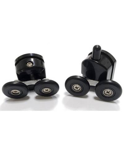 Душевой уголок 120х60 см Abber Schwarzer Diamant AG30120B-S60B-S60B прозрачное