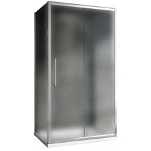 Душевой уголок 120х50 см Abber Schwarzer Diamant AG30120MH-S50M-S50M матовое