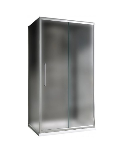 Душевой уголок 120х60 см Abber Schwarzer Diamant AG30120MH-S60M-S60M матовое