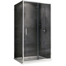 Душевой уголок 130х60 см Abber Schwarzer Diamant AG301305-S605 прозрачное