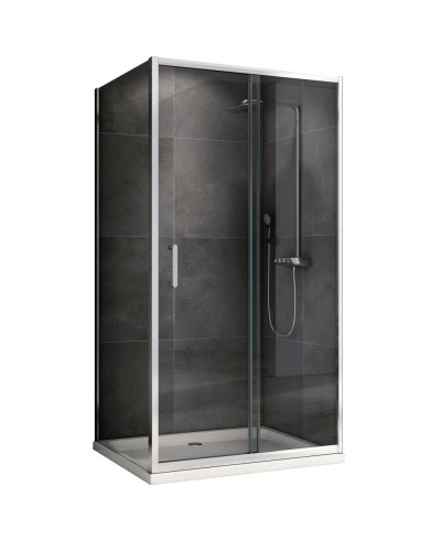 Душевой уголок 130х60 см Abber Schwarzer Diamant AG301305-S605 прозрачное