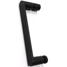 Душевой уголок 130х60 см Abber Schwarzer Diamant AG30130B-S60B прозрачное