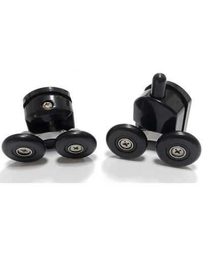 Душевой уголок 130х60 см Abber Schwarzer Diamant AG30130BH-S60B-S60B прозрачное