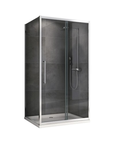 Душевой уголок 130х50 см Abber Schwarzer Diamant AG30130H-S50 прозрачное