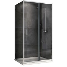 Душевой уголок 140х50 см Abber Schwarzer Diamant AG301405-S505 прозрачное