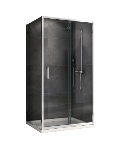 Душевой уголок 140х60 см Abber Schwarzer Diamant AG301405-S605 прозрачное